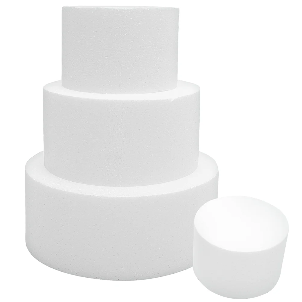 

4 Pcs Gummies Foams Cake Modelling Decorate Party Bakery Ornament Fake Dummies Painting Tool