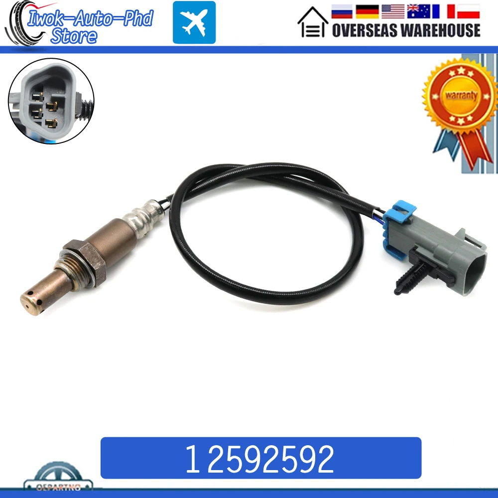 12592592 Lambda O2 Oxygen Sensor For Buick Rainier Chevrolet Trailblazer Colorado GMC Canyon Hummer H3T Envoy Isuzu SAAB