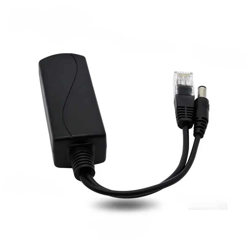 2022 New Poe Splitter 48V To 12V POE Connectors Adapter Cable Splitter Injector Power Supply