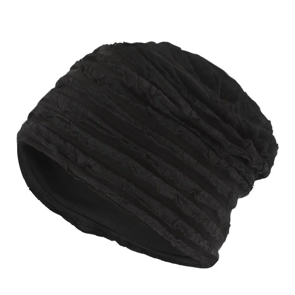 Lightweight Slouchy Beanie Hat Air Conditioner Protection Lace Mesh Thin Bonnet Cap Soft Overhead Bald Head Cover Cap For Women