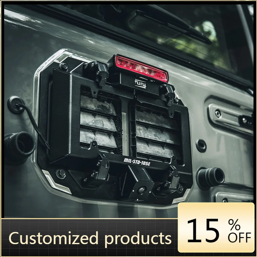 

Профессиональная настройкаFury 2018+ JL аксессуары алюминиевый номерной знак задней двери для держателя номерного знака Wrangler