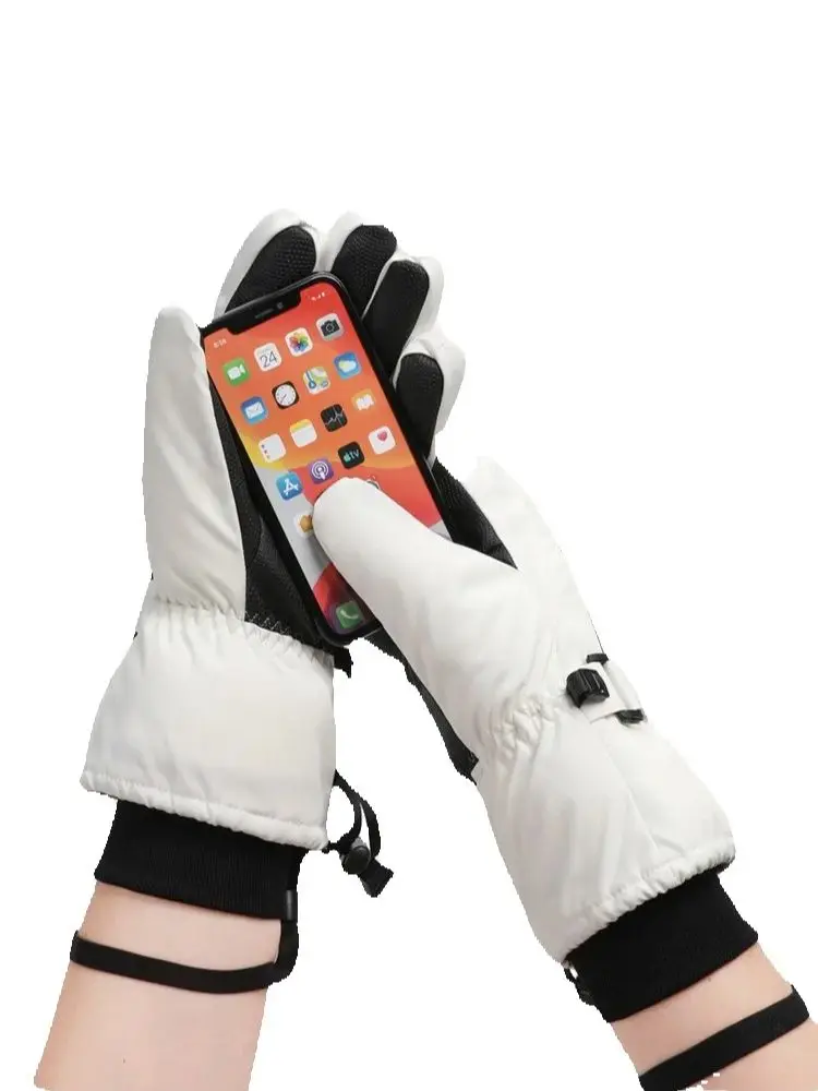 AliExpress Cycling Gloves Winter Touchscreen Warm Men's Women Bicycle Gym Outdoor Driving Motorcycle Waterproof Thermal Non-Slip Gloves