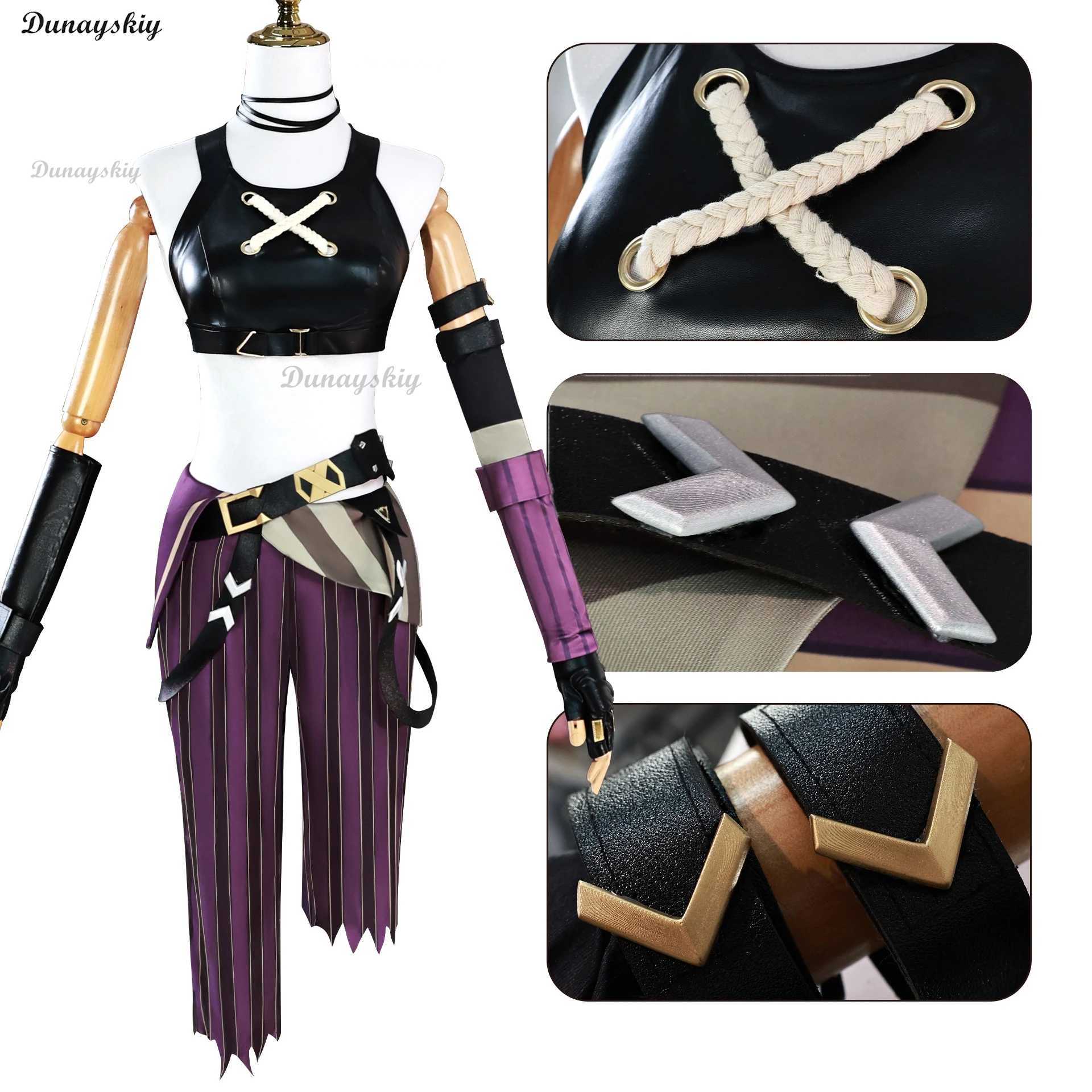 Anime Game LOL Arcane Cosplay Costume Crit Lol Jinx Cosplay Loose Cannon Cosplay Outfit Wig Sexy Women Carnival Customized