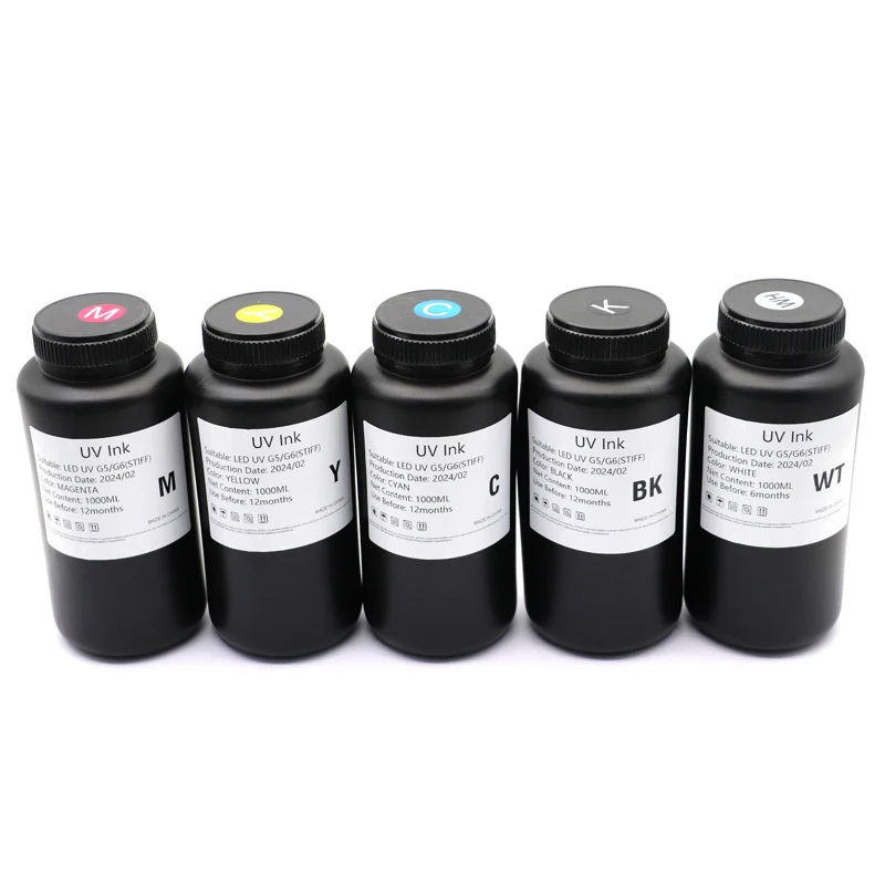 Imagem -03 - Tinta uv Curável Led de Impressão Rígida tipo Flexível para Ricoh Gen3 Gen4 Gen4l Gen5 Gen5i Gen5s Gen6 g3 g4 g5 G5i g6 1000ml