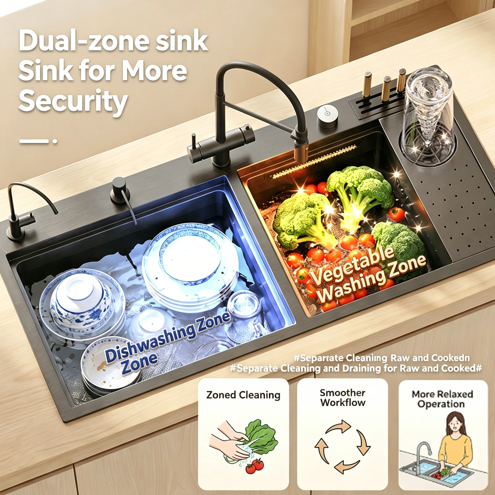 Thumbnail 3 - #16 Trending Double Bowl Kitchen Sinks Right Now