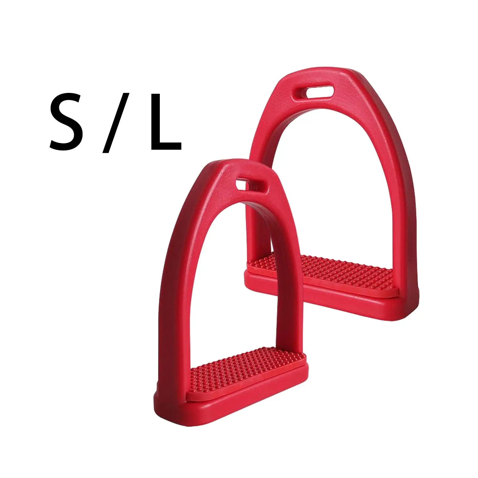 2Pcs Horse Riding Stirrups, High Strength Non Slip Rubber Pad, Equestrian Sports