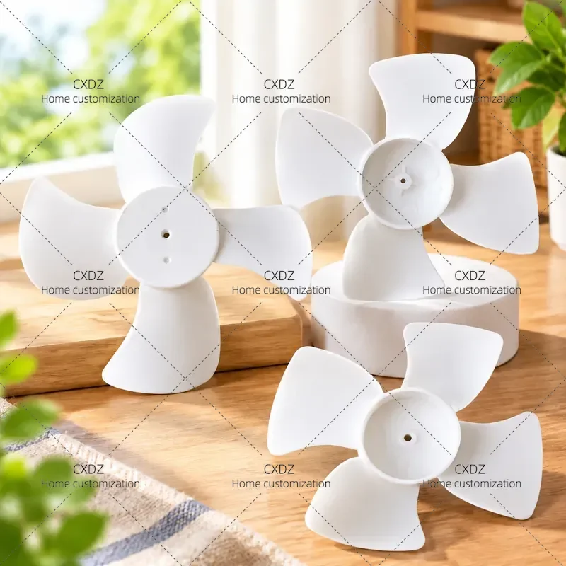 5pcs Microwave Oven Fan Blade Cooling Motor Fan Blade Replacement Part for Microwave Appliance Repair Accessory