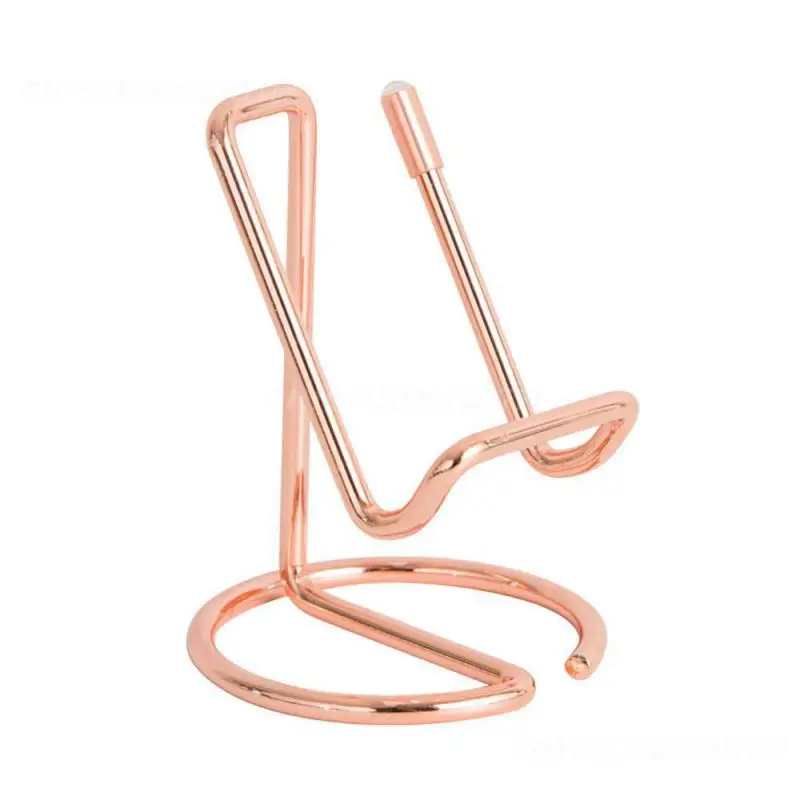 1~4PCS Mobile Phone Stand Placed Strong Simple Iron Linear Phone Holder Holder Mobile Phone Holder Practical