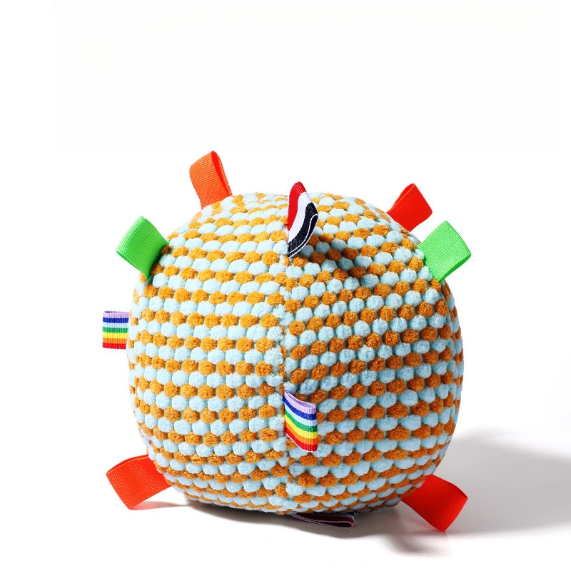 1. Puppy Plush Fidget Ball Pet Toy Durable Bite‑Resistant Chew Ball Teeth Care Interactive Game Toy For Daily Dog Entertainment