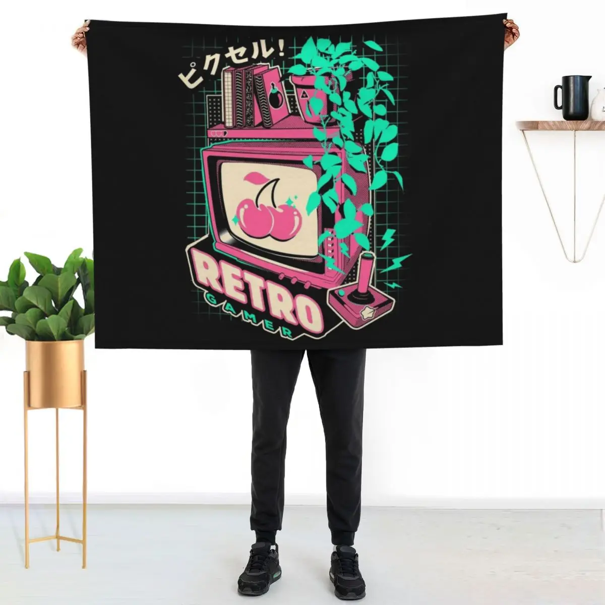 Retro Gamer Throw Blanket Kid'S wednesday Luxury Throw Nap Luxury Brand christmas decoration Blankets