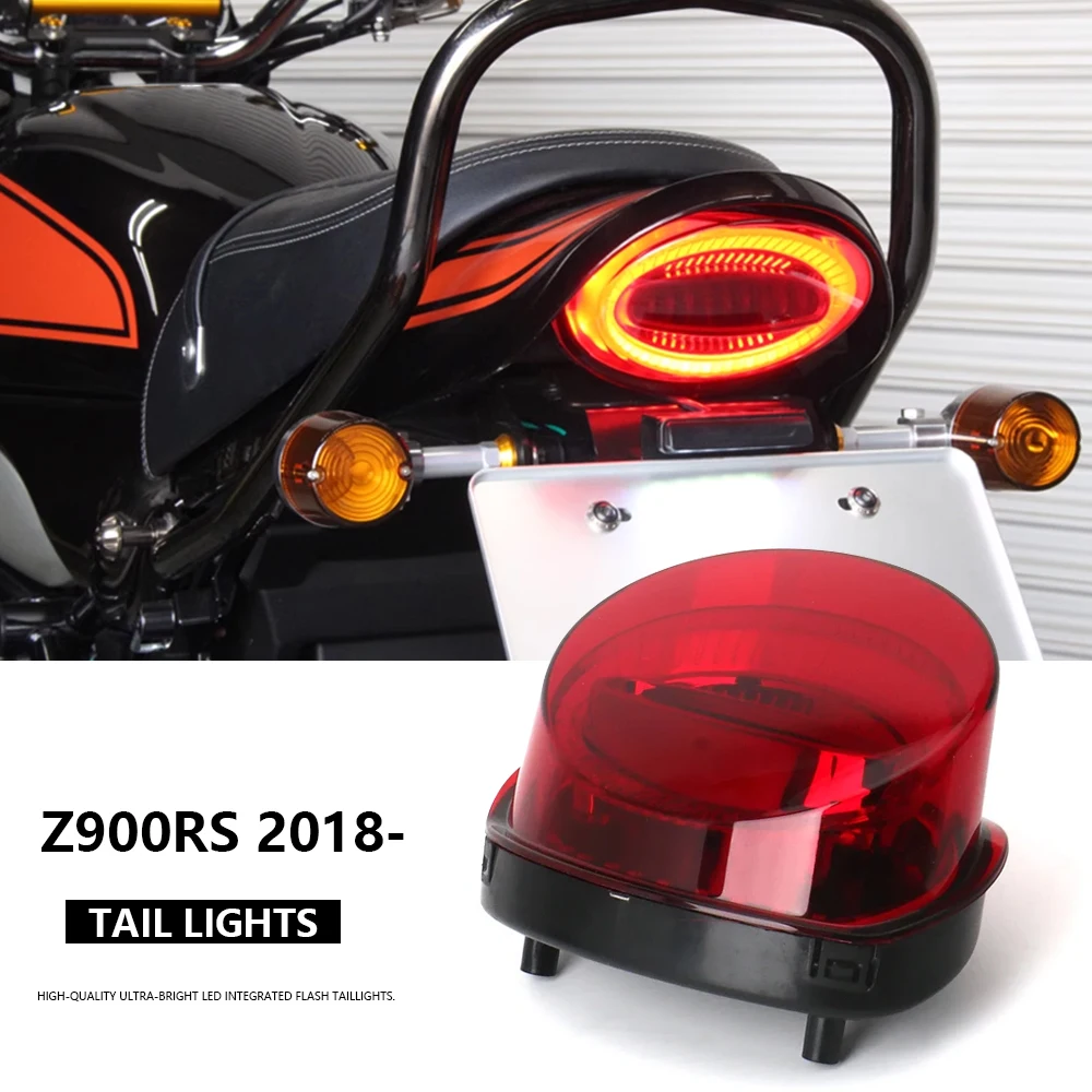 

New Rear Brake Light For Kawasaki Z900RS z900rs Z900 RS 2018-2023 Motorcycle LED Taillight Tail Lamps Integrated Lamp Red