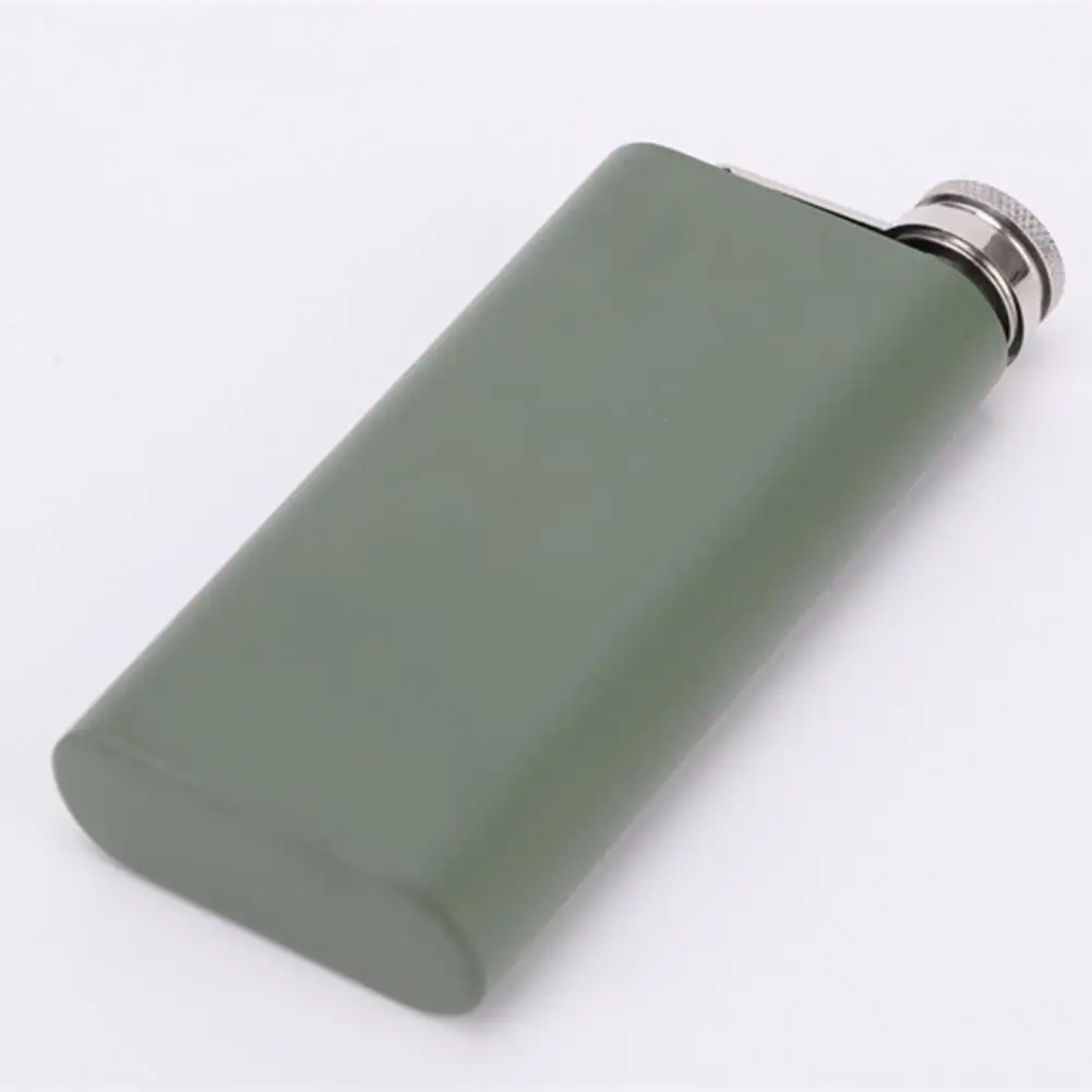 

Whiskey Flask Durable Easy to Carry Stainless Steel Liquor Flask Whiskey Wine Pot Hiking Supplies