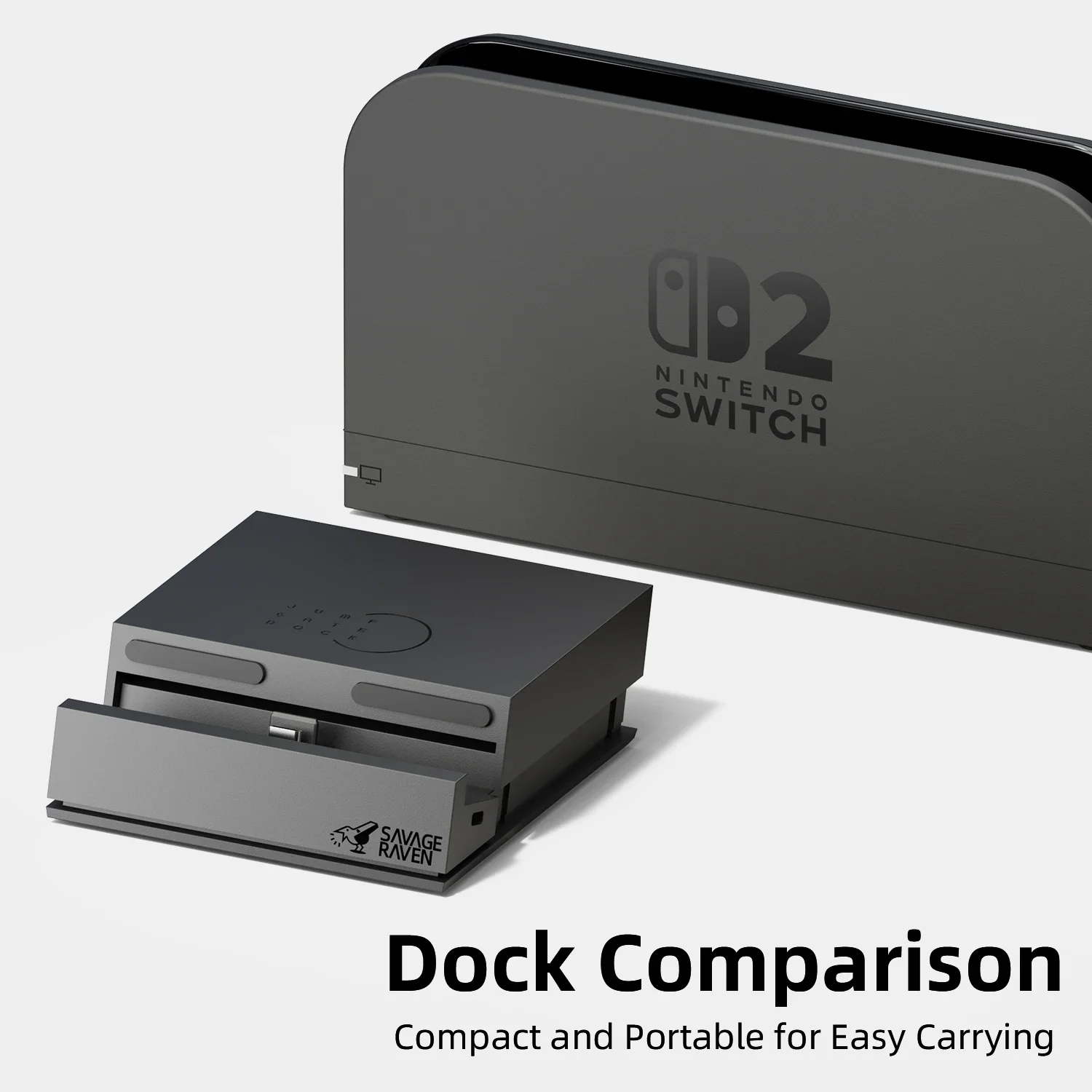 Savage Raven by Skull & Co. Charging Dock For Switch 2 Host Base Compact Dock for Steam Multi Functional Base With Core Drive