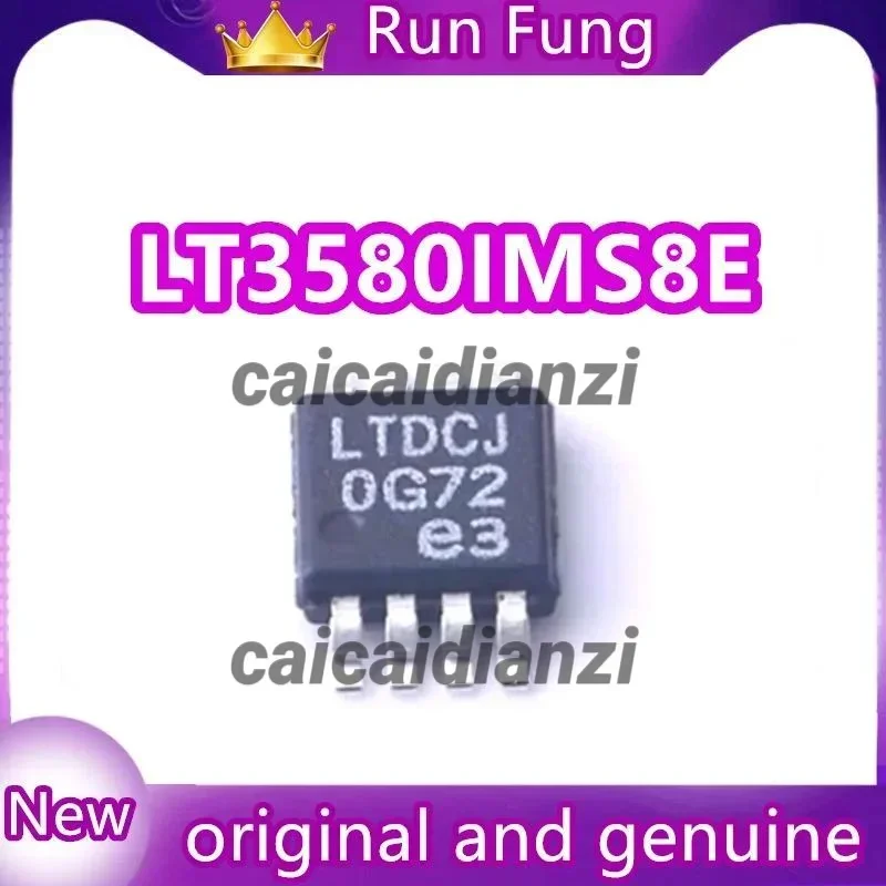 10Pcs/Lot  LTDCJ  LT3580IMS8E LT3580  Regulator IC Positive or Negative Adjustable 5V 1 Output 2A (Switch) 8-TSSOP New Original