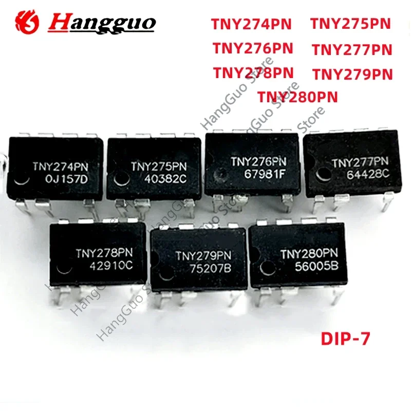 

10PCS/Lot original TNY274PN TNY275PN TNY276PN TNY277PN TNY278PN TNY279PN TNY280PN DIP-7 Power Chip Best quality