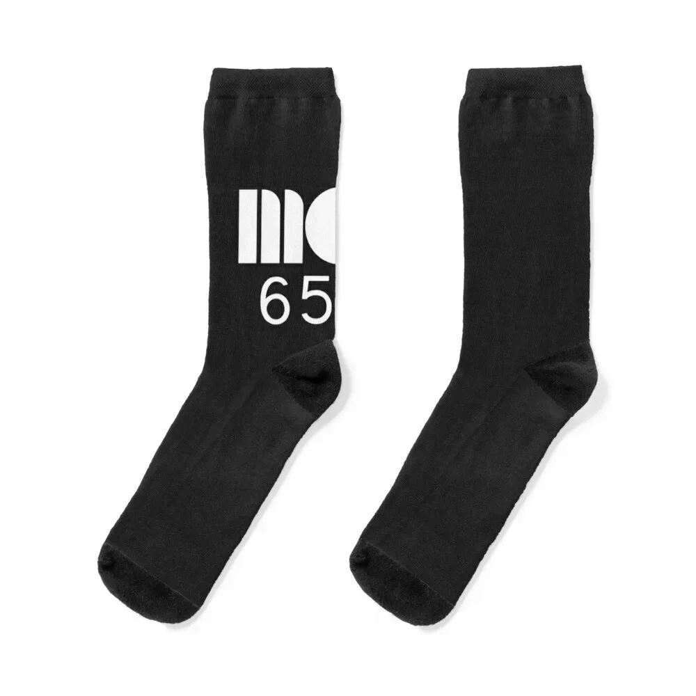 

Носки MOS 6502 8 бит ЦП с белым логотипом незаменимая футболка носки нескользящие рождественские подарочные носки для женщин и мужчин