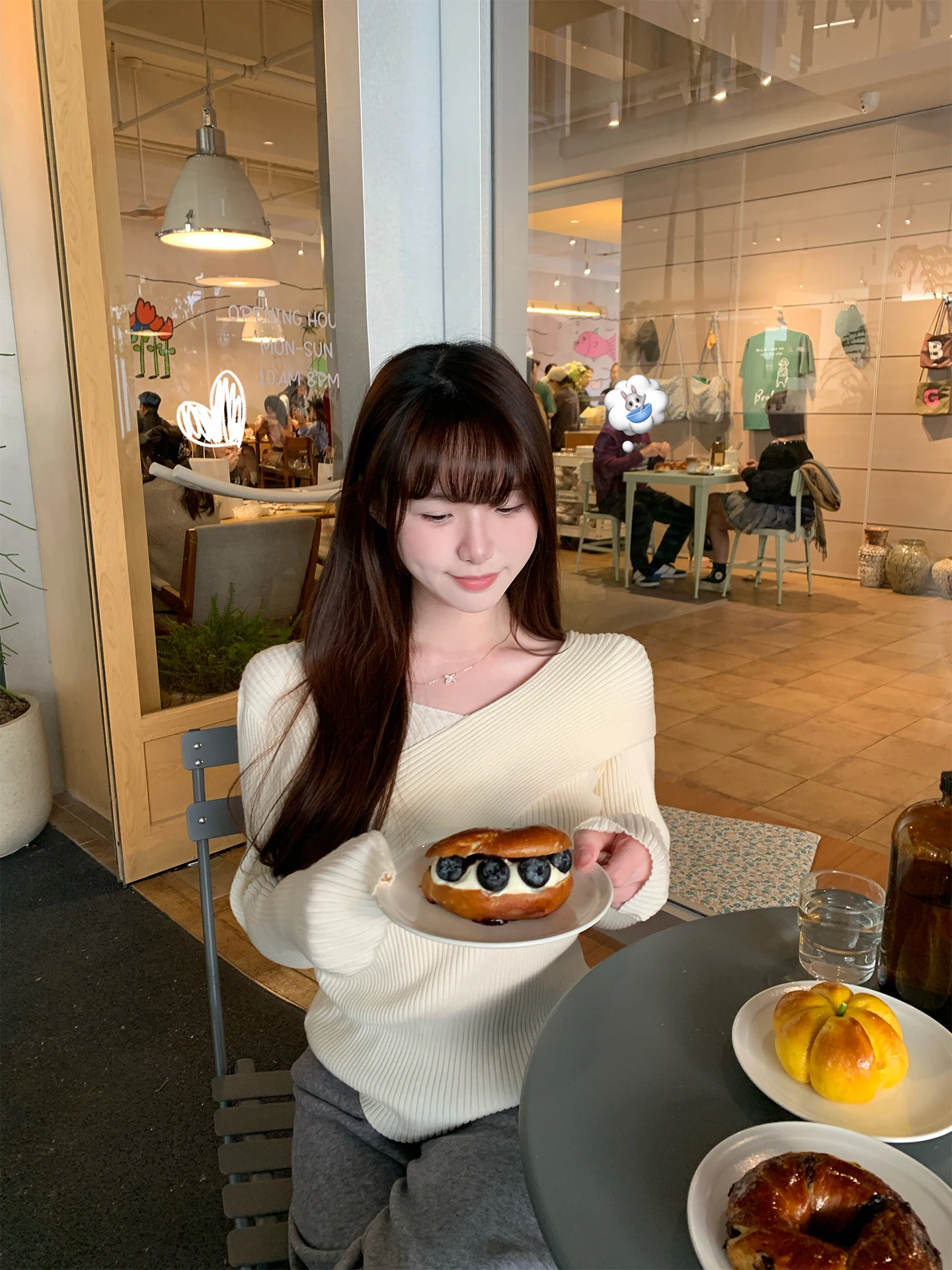 

Slim Fit V-Ne Cross Knitted Sweater Women's Faion Autumn Winter Long Sve Inner Wear Design Sense Casual Long irt