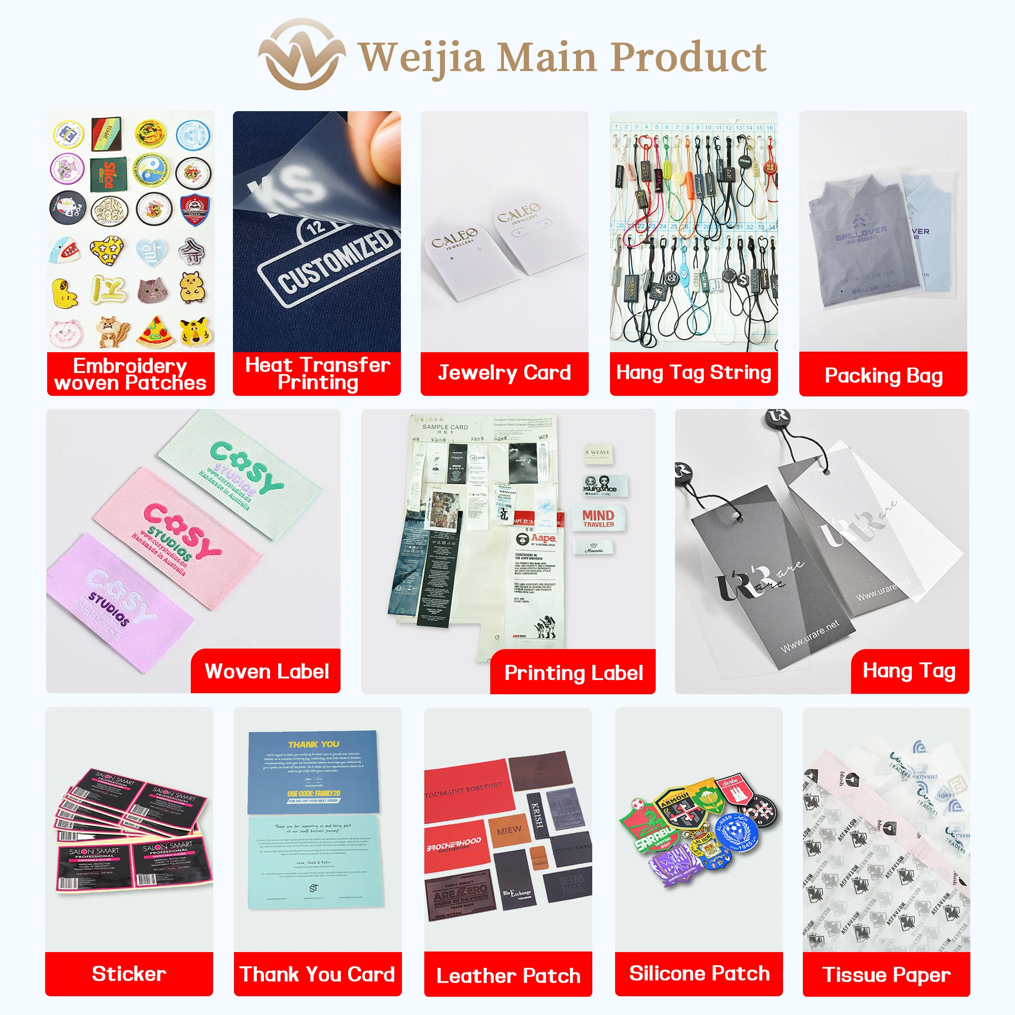 200pcs Wholesale Customized Luxury T-shirt Tag, UV Craft Clothing Swing Tag, Custom Clothing Brand Paper Tag Price Tag view 5