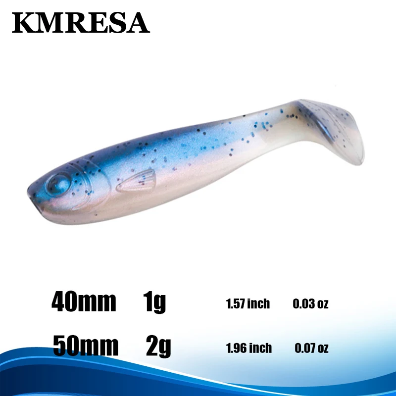 2023 Supercontinent shiner 40mm 50mm Fishing Lures soft Artificial Bait easy for hooking up big pike