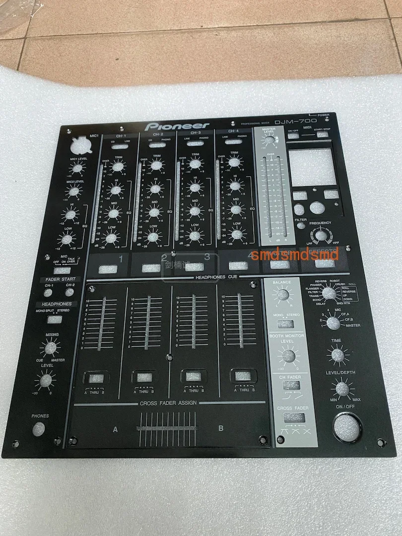 Pionero djm - 700 panel mesa mixta conjunto completo  empuje  placa  hierro DJ  placa media
