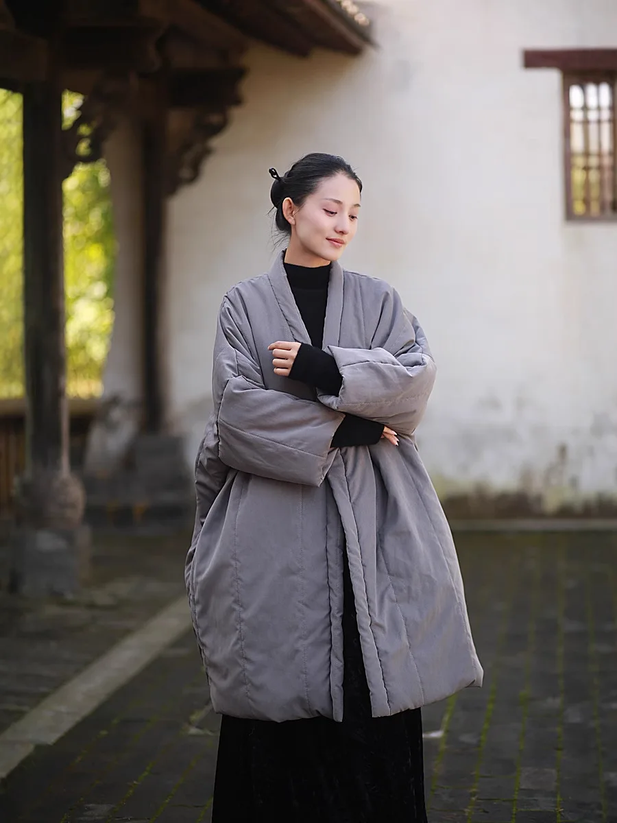 

TIYIHAILEY женская толстая верхняя одежда до колена с длинным рукавом и v-образным вырезом на одной пуговице, красные, черные, серые теплые пальто, женские