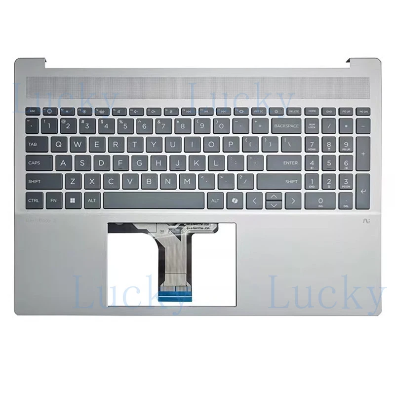

f P34238-001 New Palmrest Upper Case US Backlit KB for HP OmniBook 5 NGAI PC 16-ag