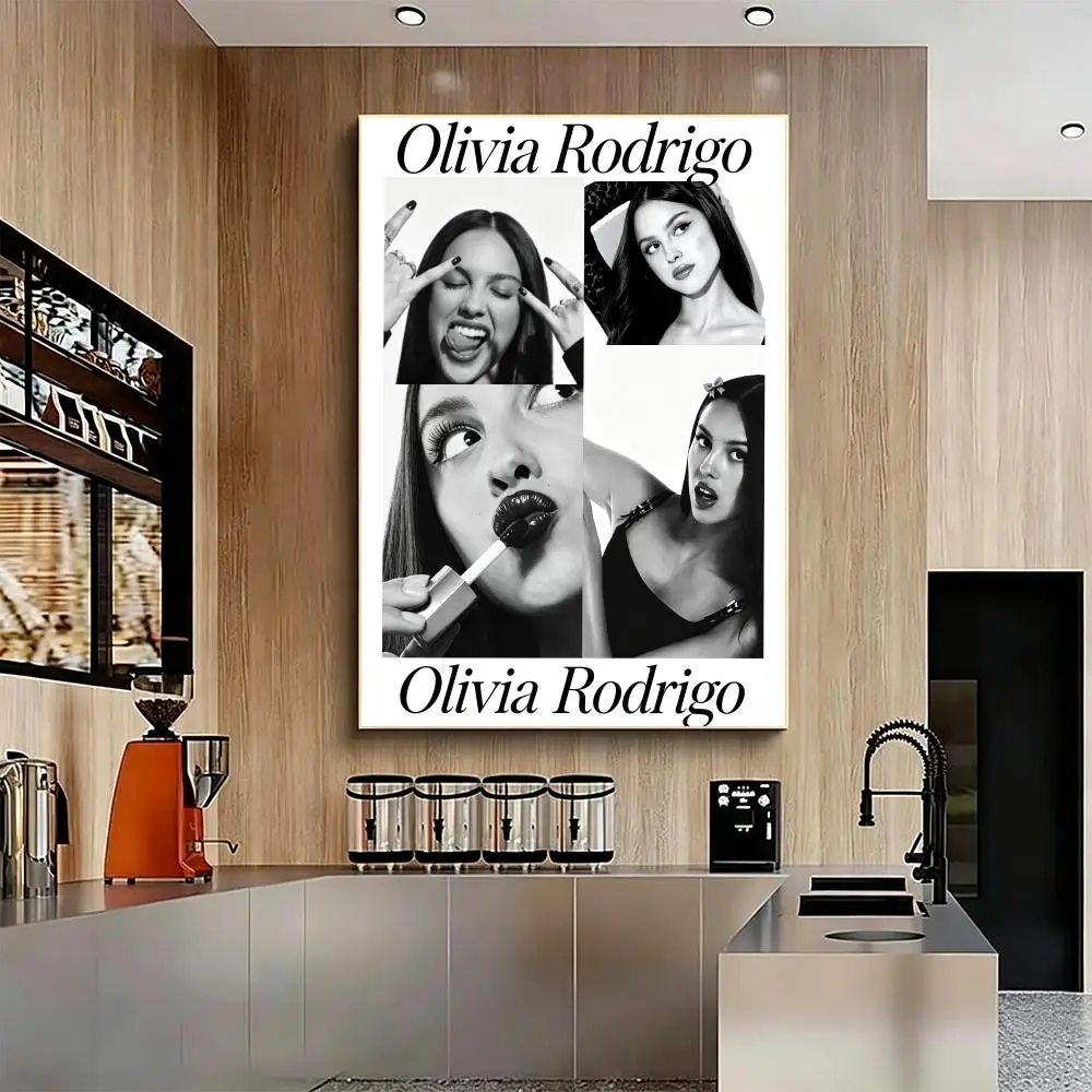 Poster von Olivia Rodrigo, HD-Druck, moderner minimalistischer Stil, Wandkunst, Heimdekoration für Büro, Schlafzimmer, Geschenk – Detail 12
