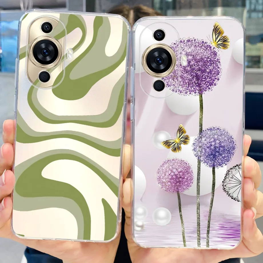 Чехлы для Huawei Nova 11 чехол для телефона авокадо зеленый одуванчик мягкий прозрачный бампер из ТПУ на Nova 11pro 11 ультра nova11 Тонкий чехол Capa