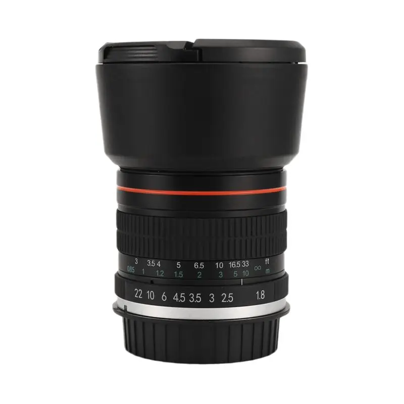 

~【A48T HOT】85Mm F1.8 Camera Lens For Canon F1.8 Large Aperture Fixed Focus Portrait Macro Pure Manual Focus SLR Camera Lens