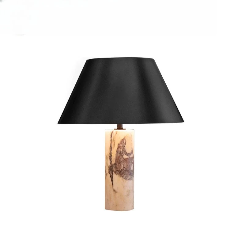 

Minimalist marble desk lamp designer creative simplicity living room bedroom natural light luxury atmosphere desk lamp