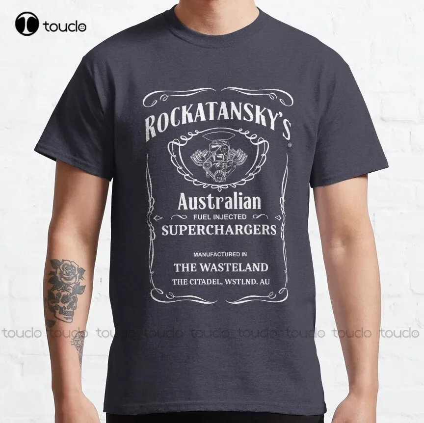 Rockatansky's Superchargers mad max madmax Classic T-Shirt mens 3xl t-shirts Custom aldult Teen unisex digital printing xs-5xl