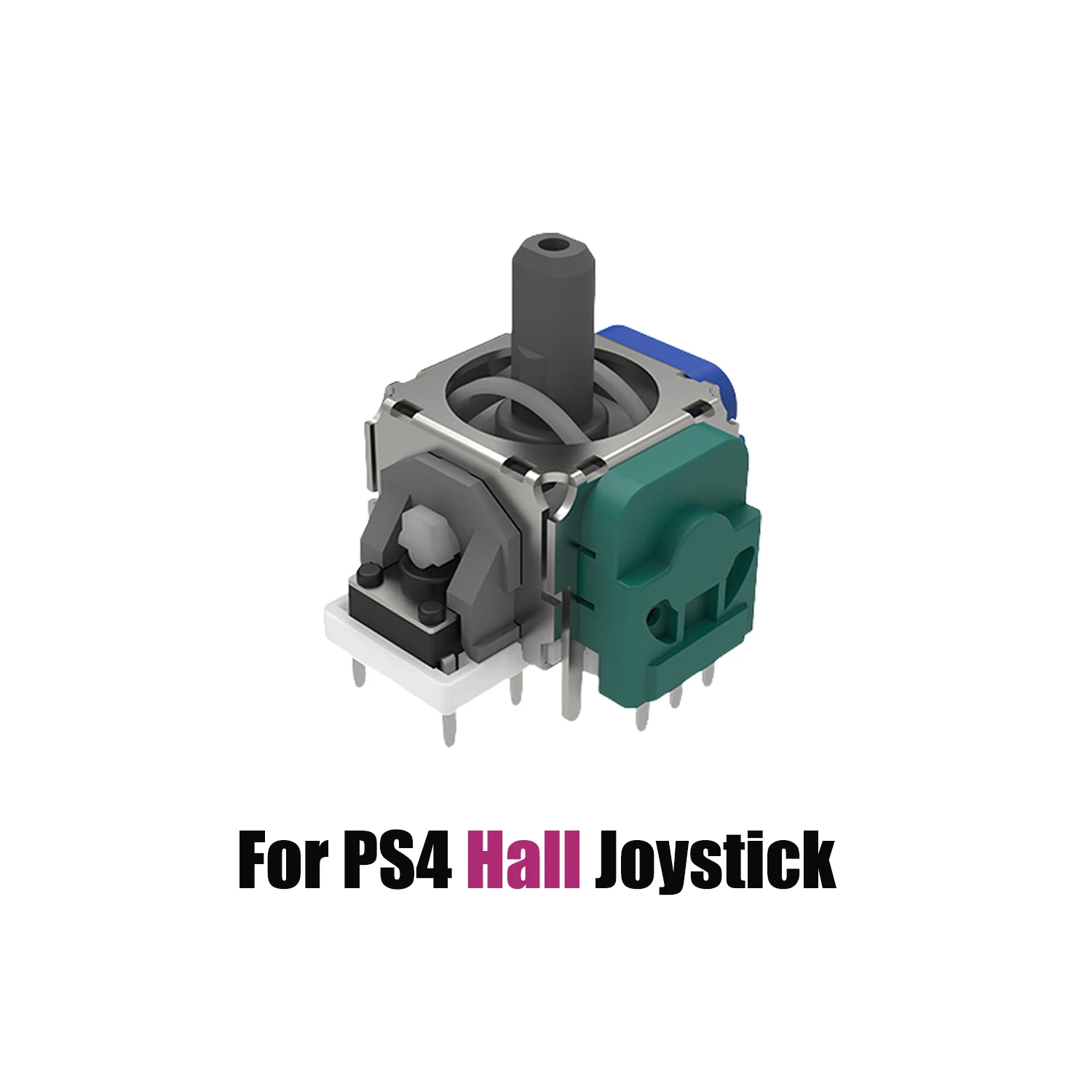 2pcs K-Silver TMR Joystick For PS4 DUALSHOCK 4 Analog Stick Hall Electromagnetic Joystick No Drift Replacement Thumbstick - Image 5