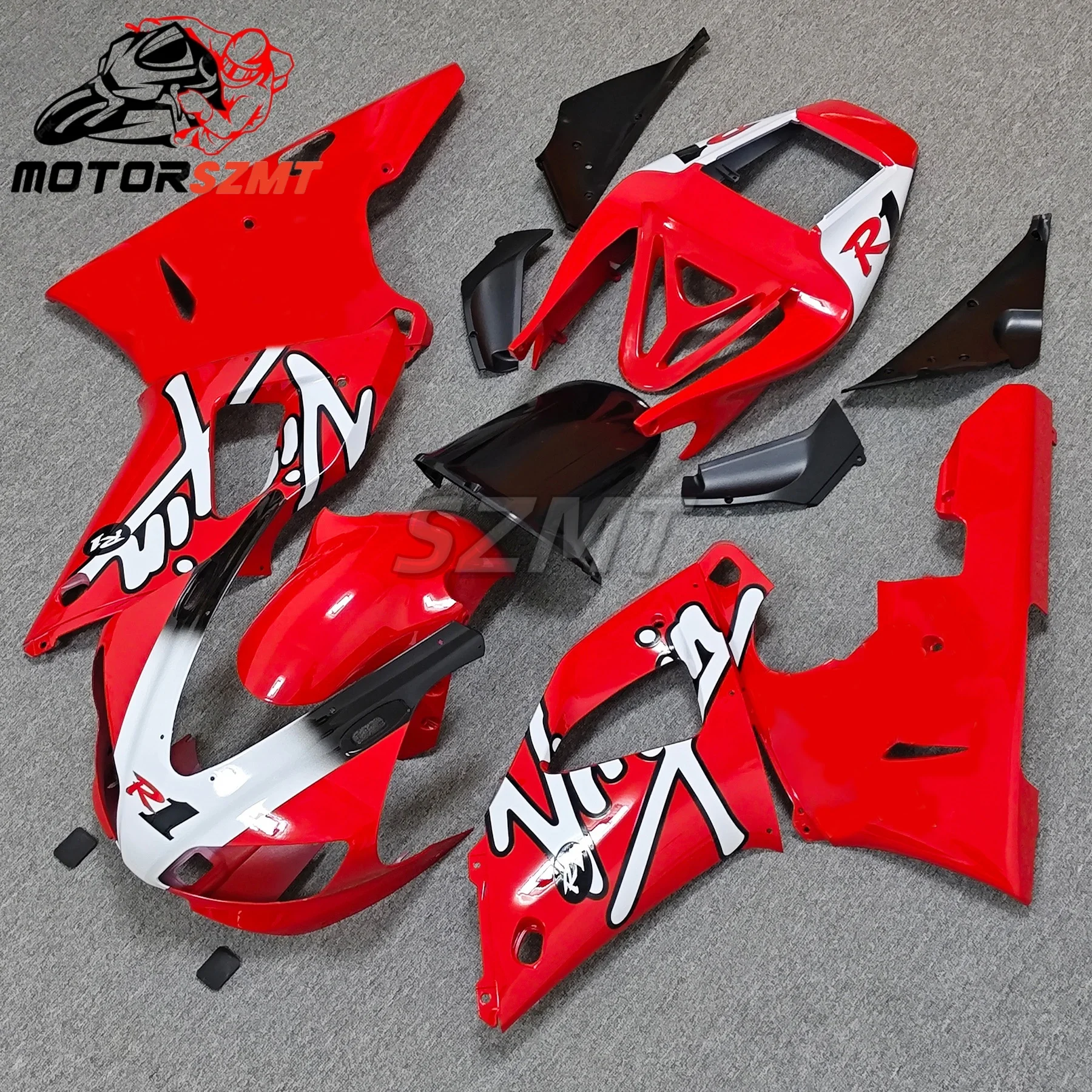 

Новый комплект обтекателей для мотоцикла из АБС-пластика, подходит для YAMAHA YZF-R1 1998 1999 98 99 R1, комплект кузова, красный, матовый