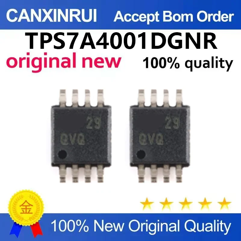（5pcs-100pcs）Original genuine TPS7A4001DGNR HVSSOP-8 adjustable low voltage drop regulator chip