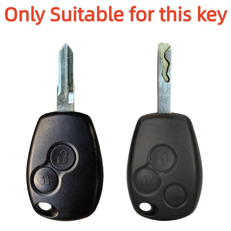 حافظة مفاتيح سيارة من السيليكون لسيارة رينو ترافيك كليو داستر لوجان داسيا سانديرو لنيسان تيرانو ألميرا