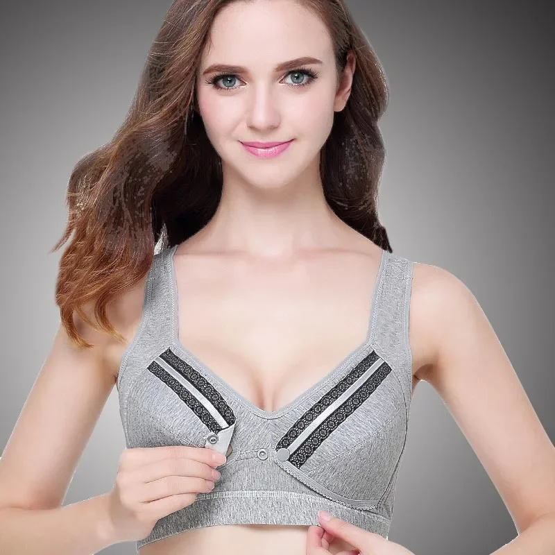 Women Pregnancy Clothes Front Opening Breastfeeding Women Nursing Without Bones Maternity Bras Convenient Lactancia Feeding Bras
