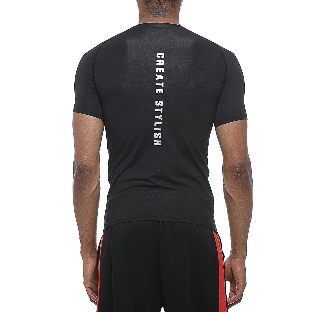 Gym Compression T-shirt Summer Sport Run Top T-shirt Men Fitness Workout Quick Dry Jogging Short Sleeves Tees Shirt Men Clothing