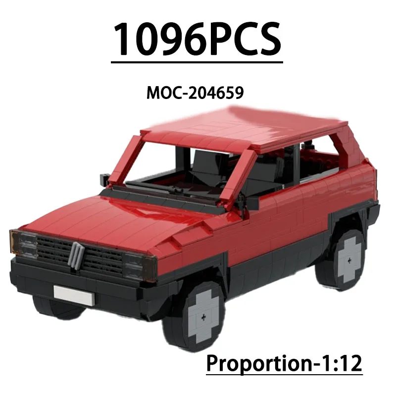 

MOC-204659 Small Building Block Sports Off-Road Car 1:12 Model 1096PCS Children Educational Birthday Christmas New Year Toy Gift
