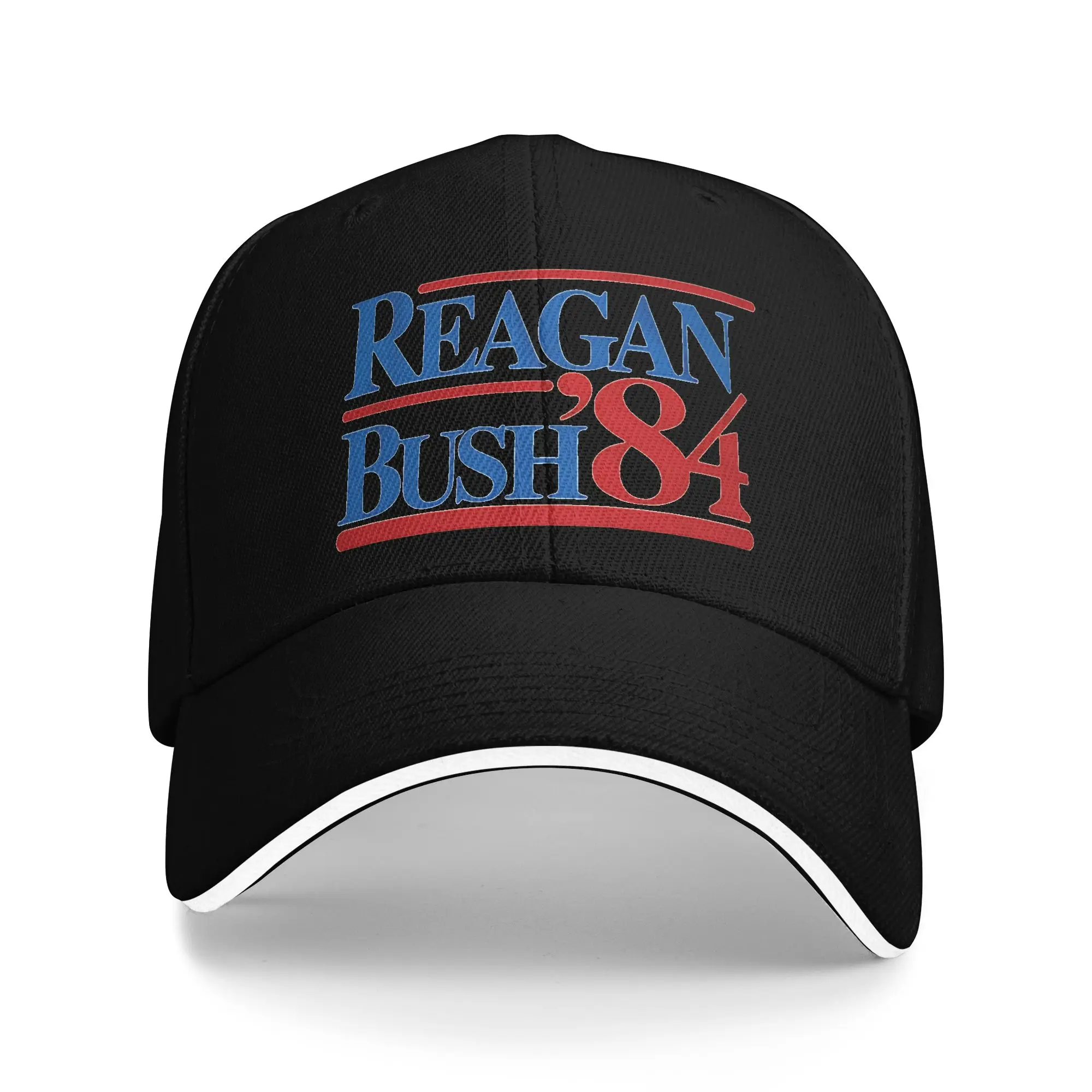 Law and Order Reagan Bush 84 Sandwich Hats Men Women ,Casual  Caps Golf Hats Adjustable Polyester Baseball Caps Spring