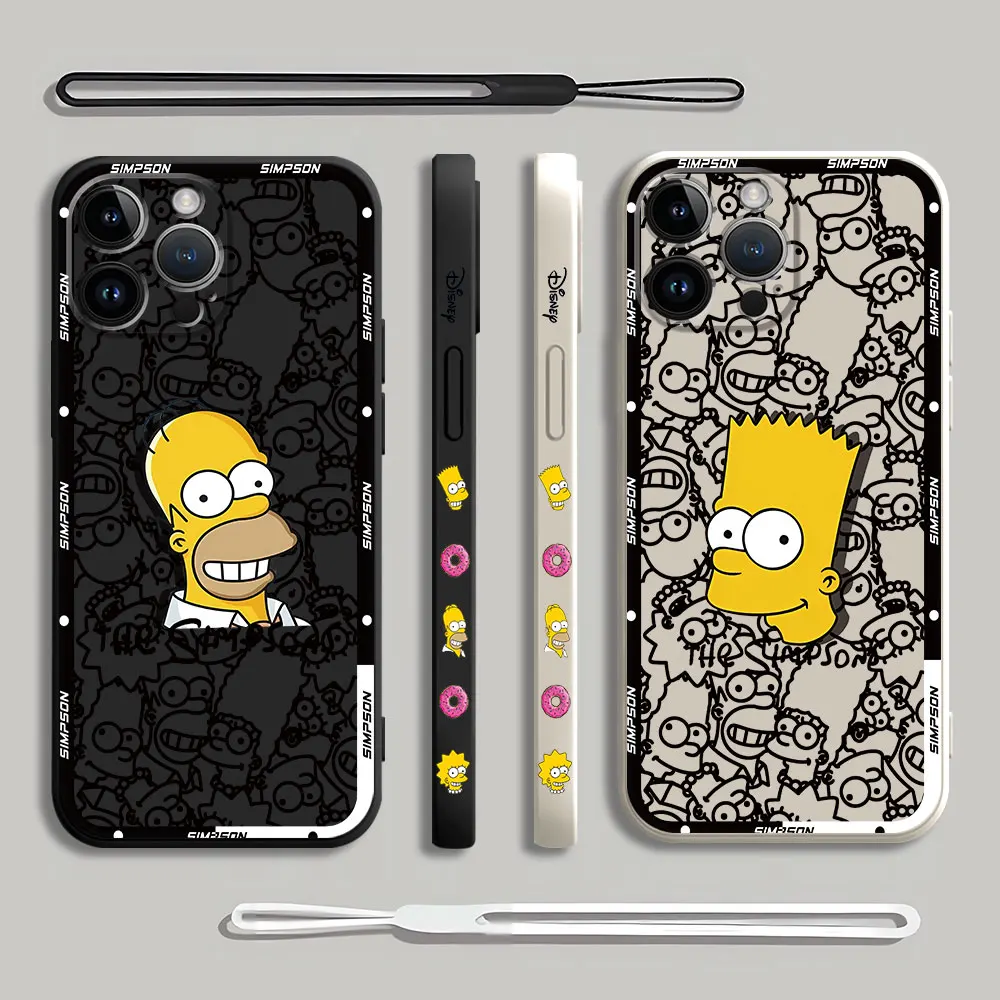 Disney Simpson Family Case for Xiaomi Mi 11T Pro 10 Lite 13T 12T 11 Lite 12 Lite 10T 10T Lite 12T TPU Silicone Luxury Cover