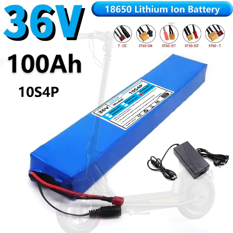 10S4P 36V 100000 Batterie au Lithium pour Scooter électrique mAh 18650 batterie 36V 100Ah batterie pour Scooter électrique 36v