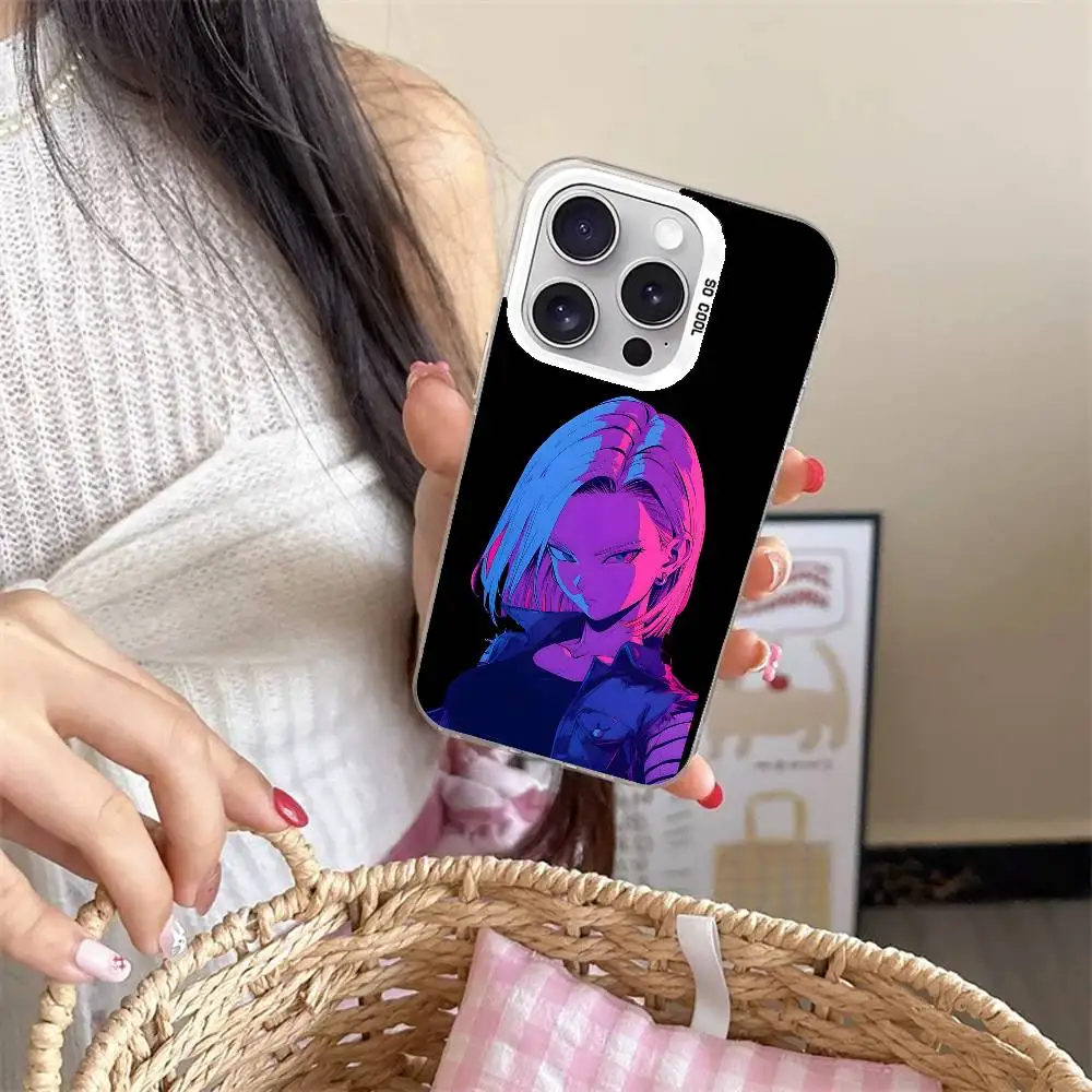 D-dragon Ball A-Android 18 Phone Case For IPhone 17 16 15 14 13 12 Mini 11 8 7 Pro Max Plus Colorful Phone Case view 4