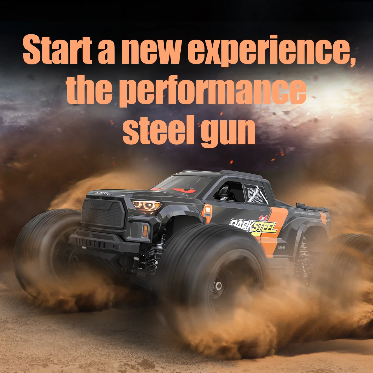 UDIRC 1/16 Scale UD1610S Brushless RC Monster Truck High Speed Flip Stunt Off Road Climbing Car Electric RTR Vehicles For Adult