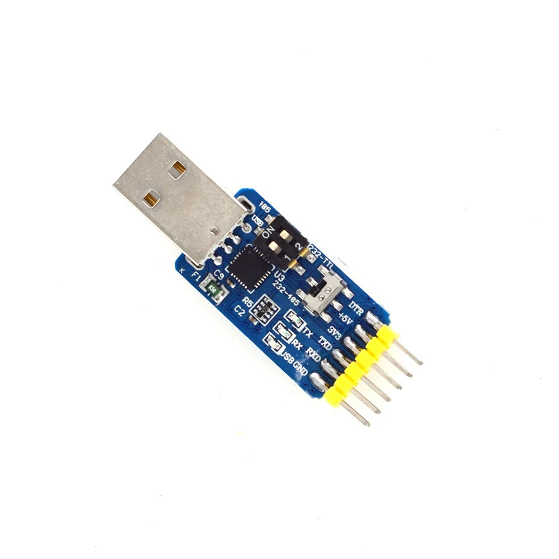 NEW USB CP2102 To TTL RS232 USB TTL To RS485 Mutual Convert 6 In 1 Convert Module Good UART Upgrade Board