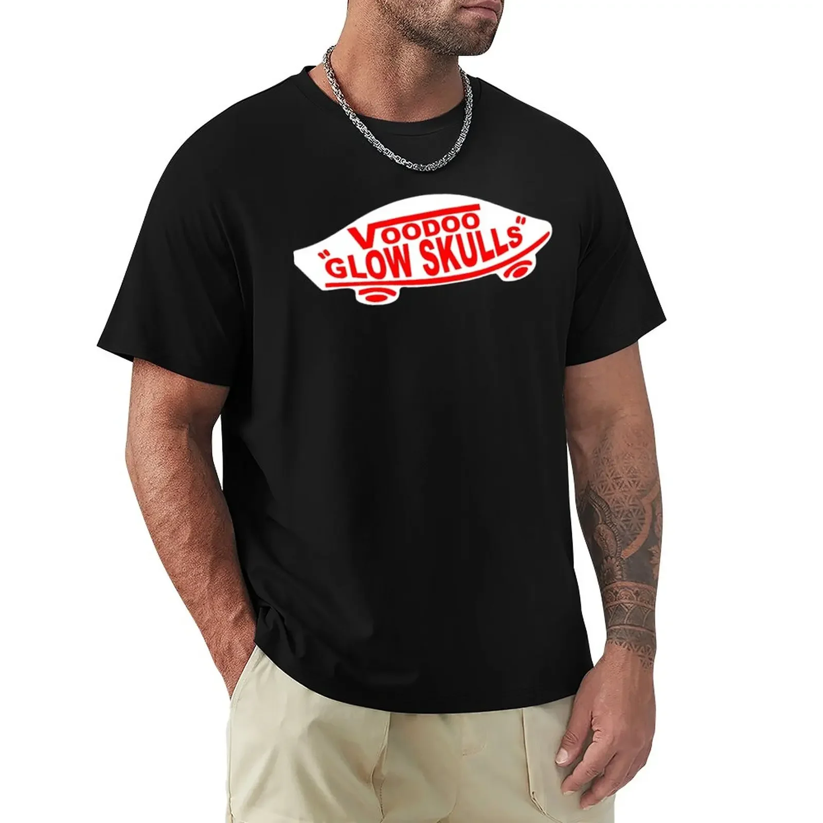 

Summer harajuku custom t shirt heavyweight glow skulls band t summer tops oversized summer clothes men graphic t shirts