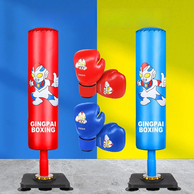 pine-star-children's-boxing-sandbag-standing-training-equipment-for-martial-arts-taekwondo-fitness-and-kids'-combat-training