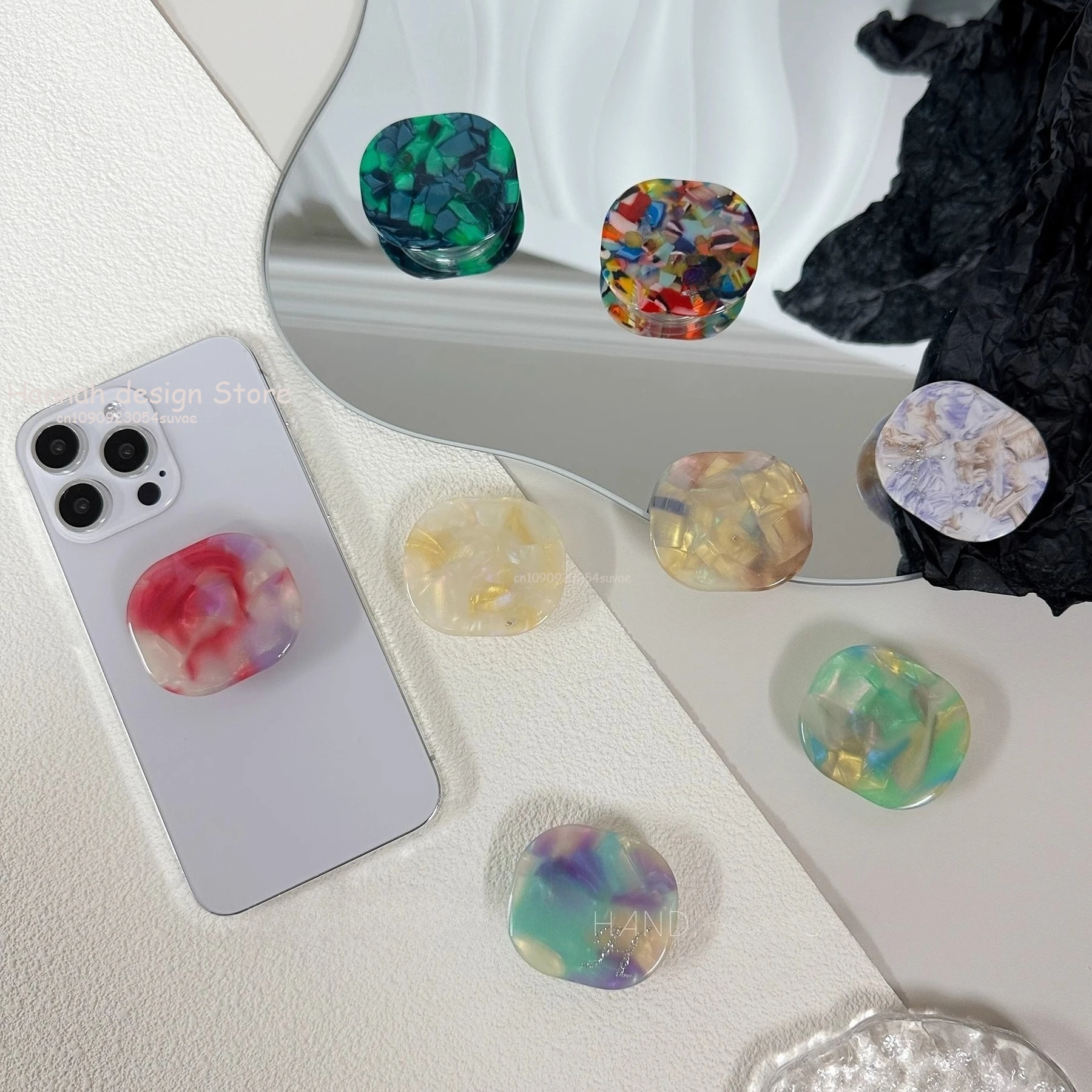 

Держатель 3D-розетки для телефона Ручки для пальцев Tok Pop Grip Маленький свежий кронштейн для мобильного телефона Ins Wind Красочная контрастная ниша в коробке