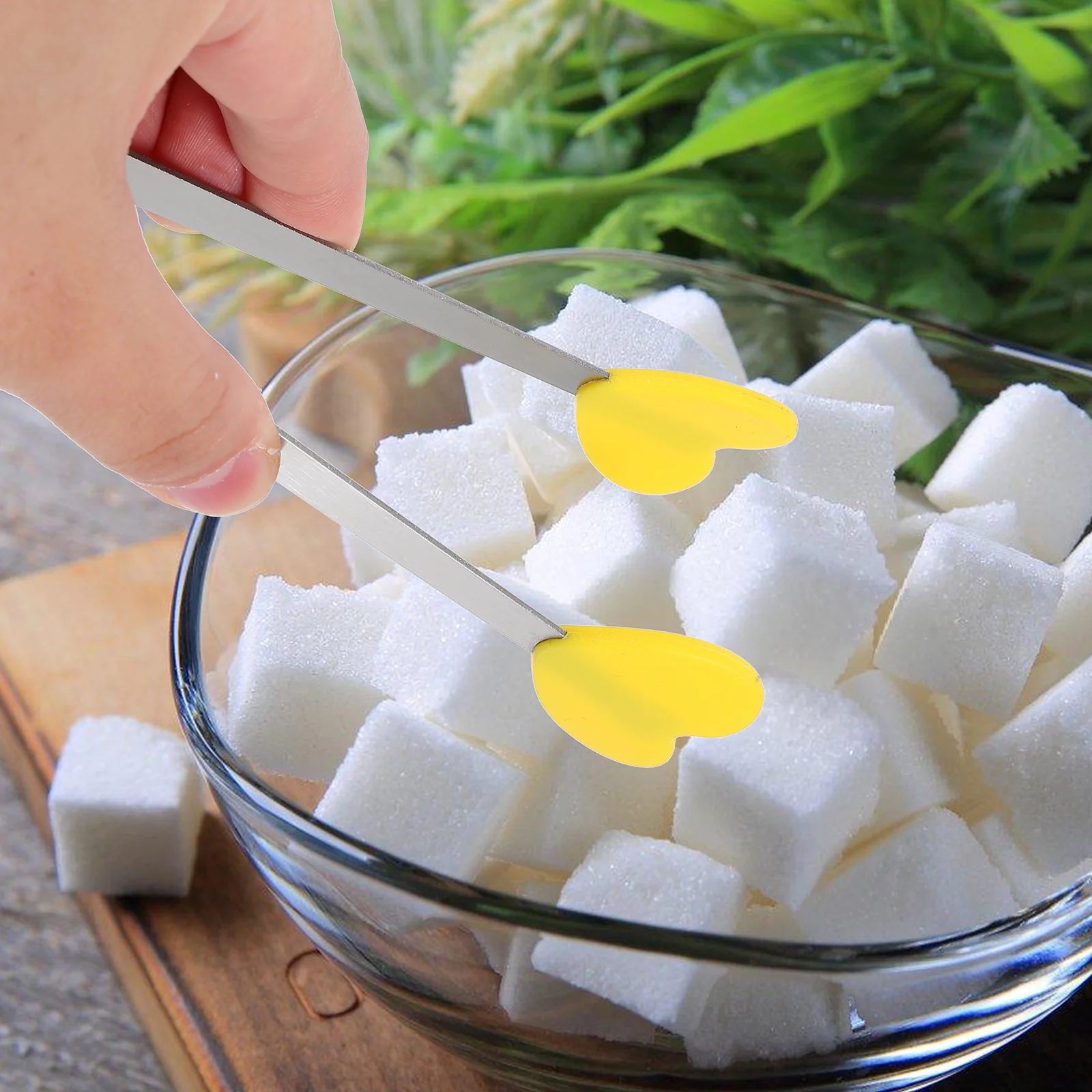 

3 Pcs Food Clip Non Slip Silicone Stainless Steel Kitchen Accessories Portable Mini Tongs Serving Wear Resistant Salad