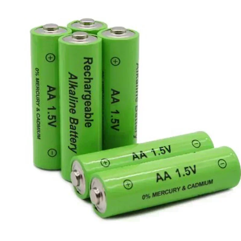 1.5v new AA rechargeable battery 4800mAH 1.5V new alkaline rechargeable battery LED lamp toy MP3 + free delivery