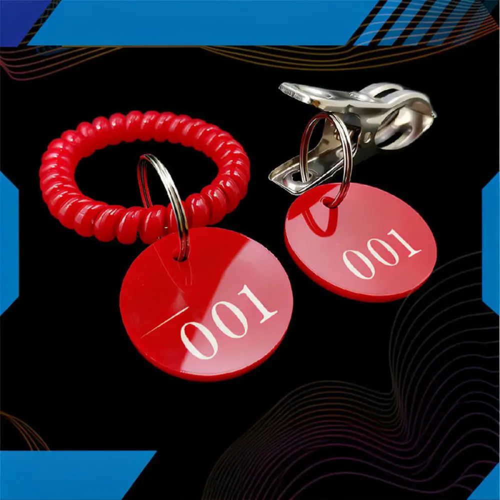 Acrylic Numbered Tag Table Card Dining Service Label Marker For Restaurant Cafe Queue Management Accessory